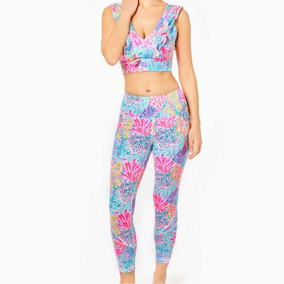 Leggings- Lilly Pulitzer Weekender high rise leggings LPBOX2-11 - Picture 2 of 10